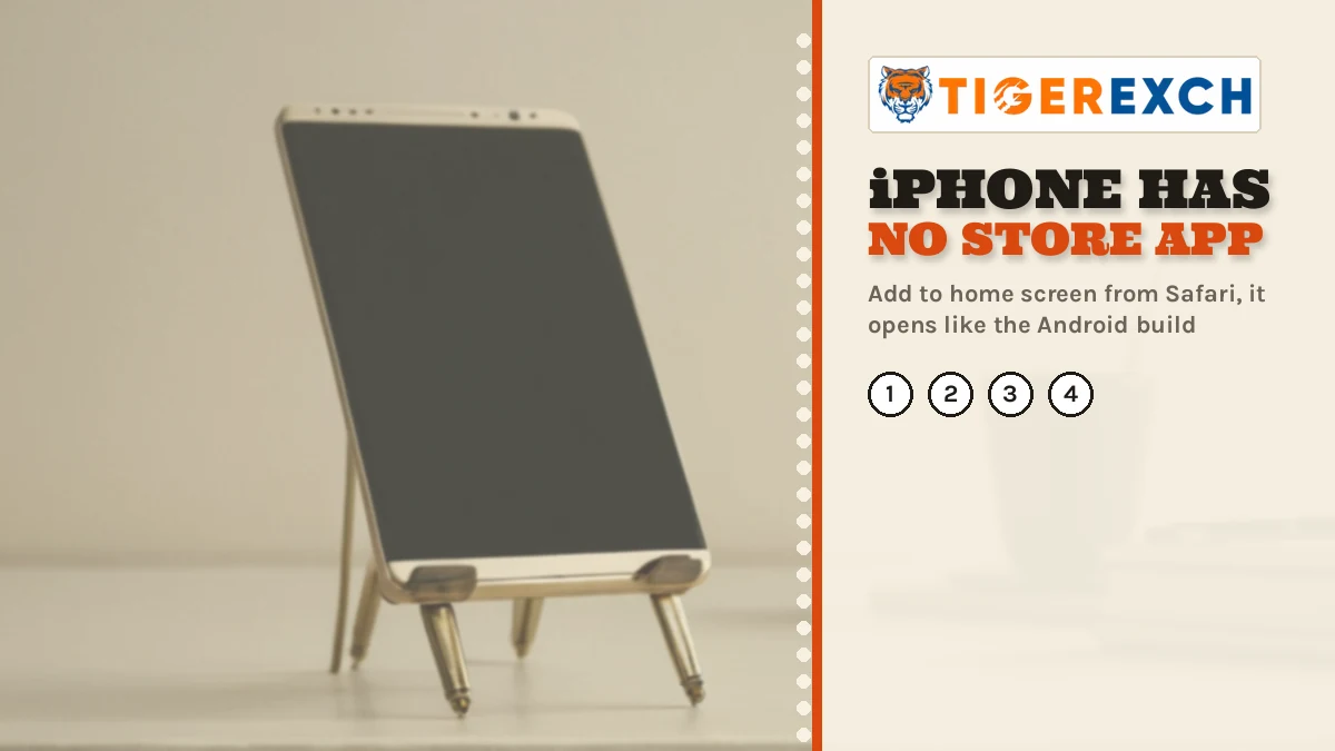 Iphone Has No Store App poster: Add to home screen from Safari, it opens like the Android build
