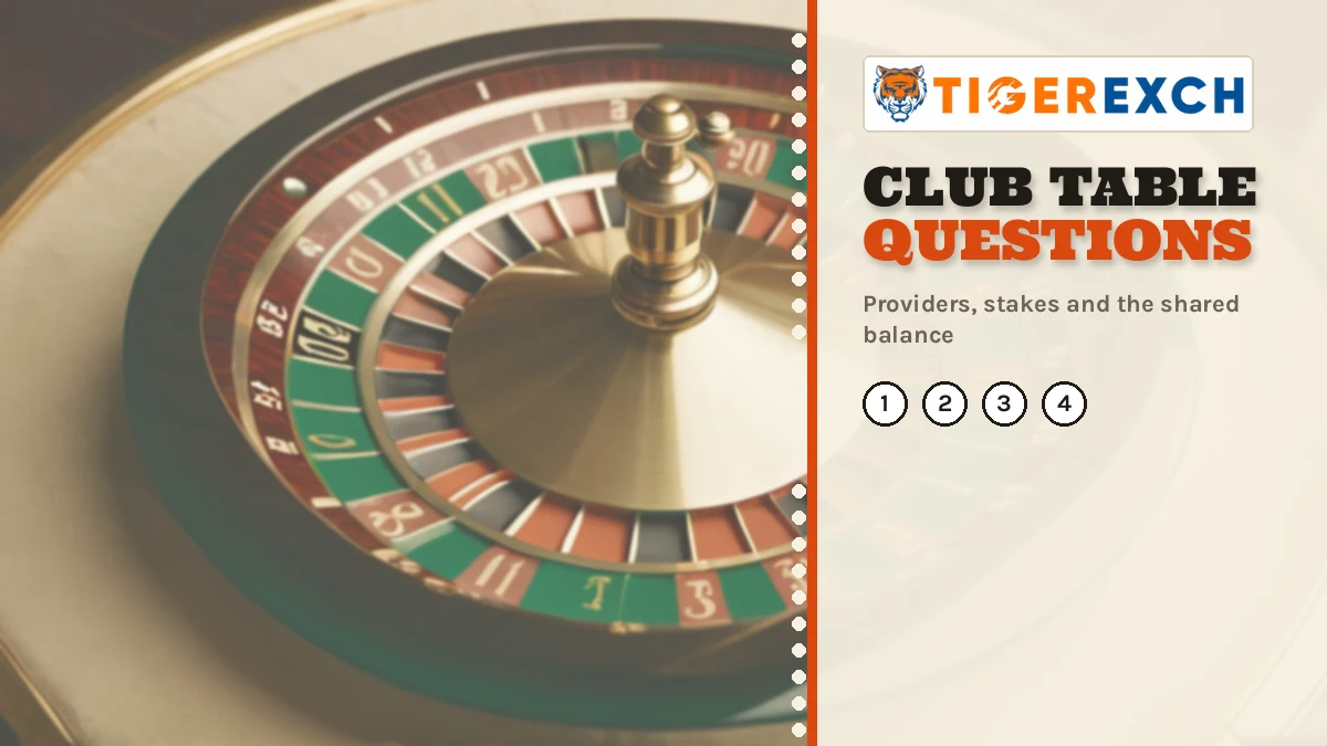 Club Table Questions poster: Providers, stakes and the shared balance
