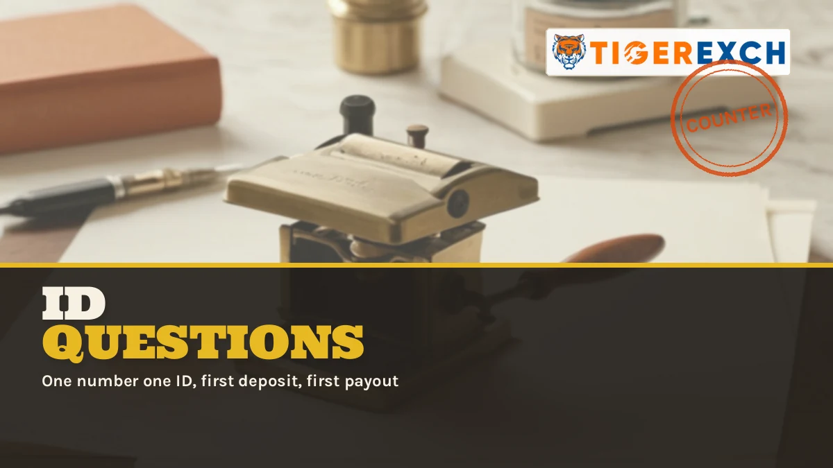 Id Questions poster: One number one ID, first deposit, first payout