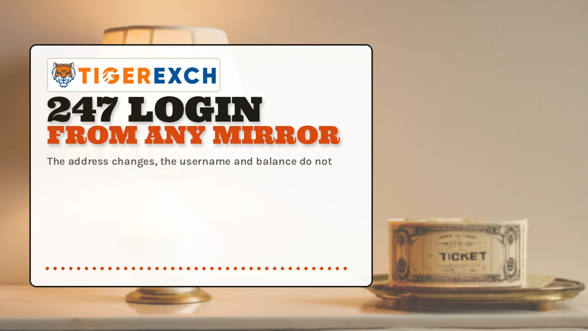 247 Login From Any Mirror poster: The address changes, the username and balance do not